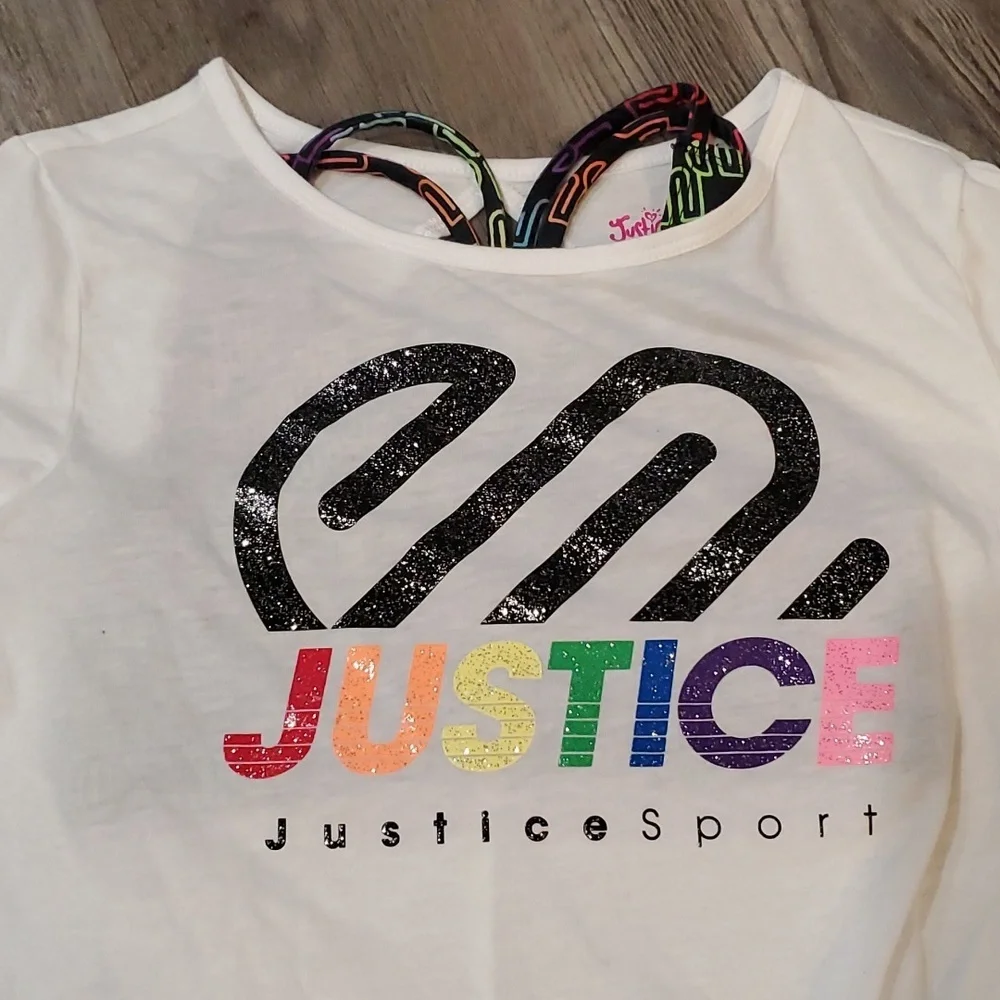 Justice Sport Matching Short & T-Shirt Set Size 7/8